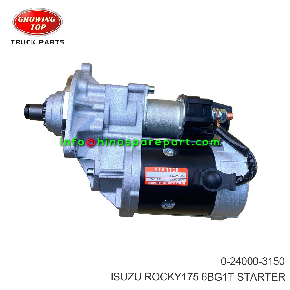 ISUZU ROCKY175 6BG1T STARTER 0-24000-3150