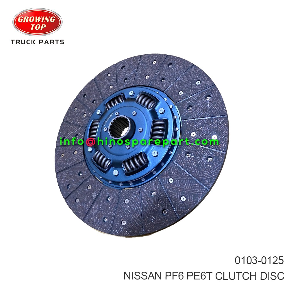 NISSAN PF6 PE6T CLUTCH DISC 0103-0125