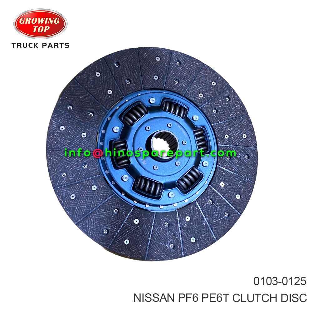 NISSAN PF6 PE6T CLUTCH DISC 0103-0125