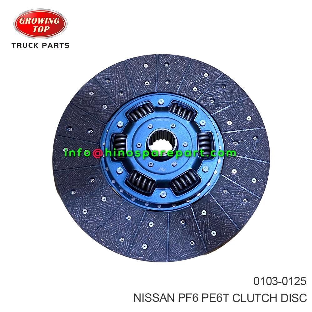 NISSAN PF6 PE6T CLUTCH DISC 0103-0125