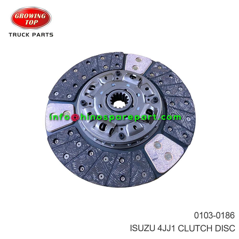 ISUZU 4JJ1 CLUTCH DISC 0103-0186