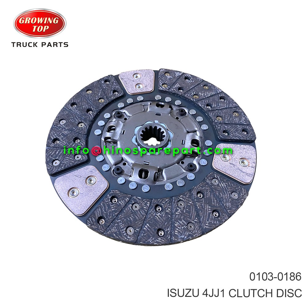 ISUZU 4JJ1 CLUTCH DISC 0103-0186
