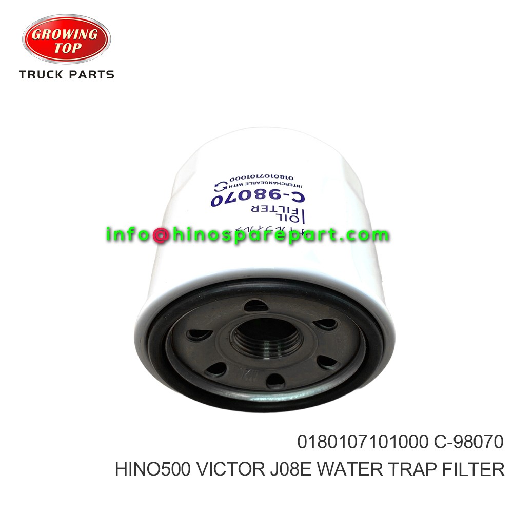 HINO500  VICTOR J08E WATER TRAP FILTER 0180107101000