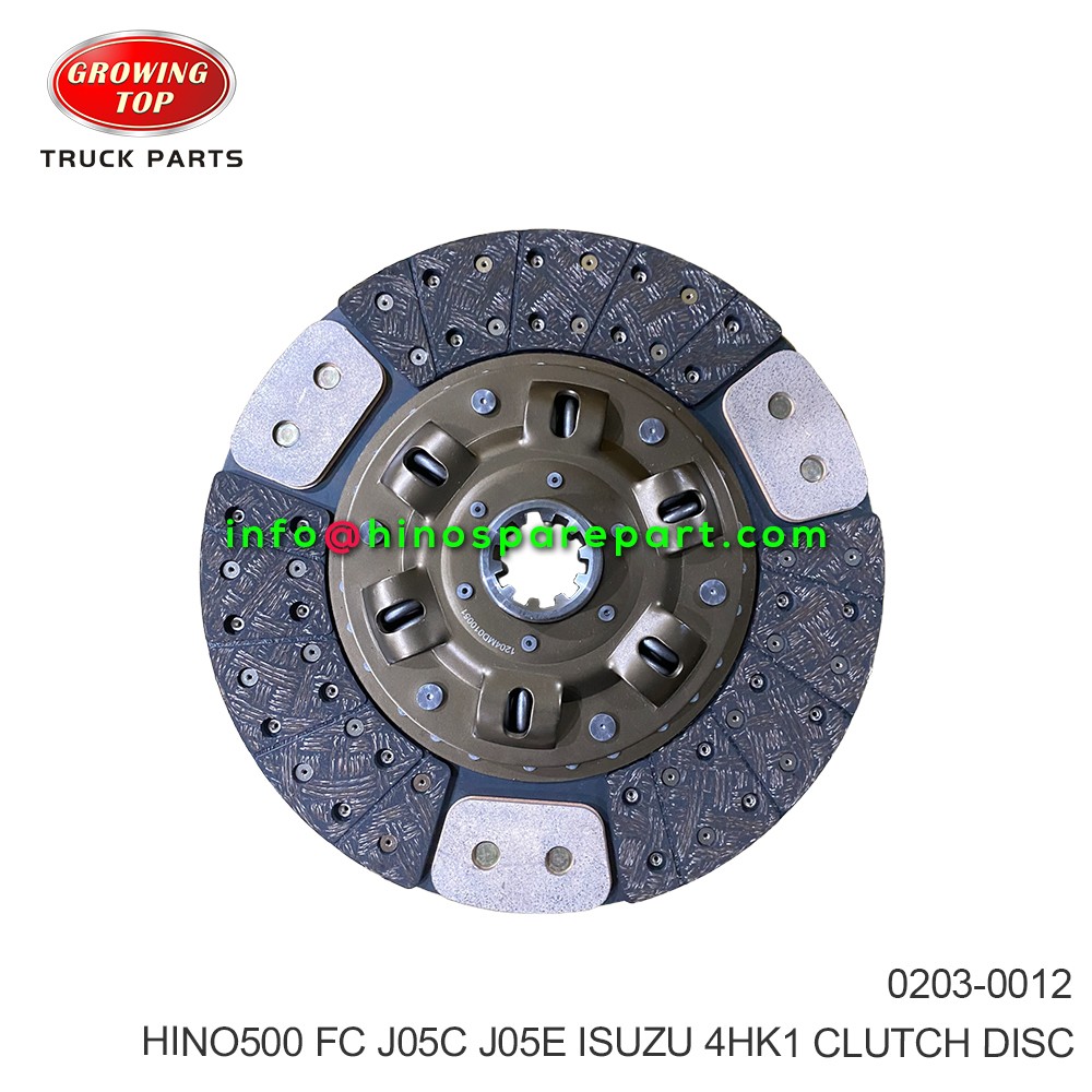 HINO500 FC J05C 4HK1 CLUTCH DISC 0203-0012 02030012