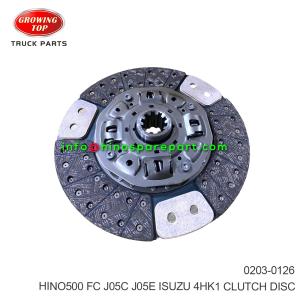 HINO500  FC J05C 4HK1 CLUTCH DISC 0203-0126