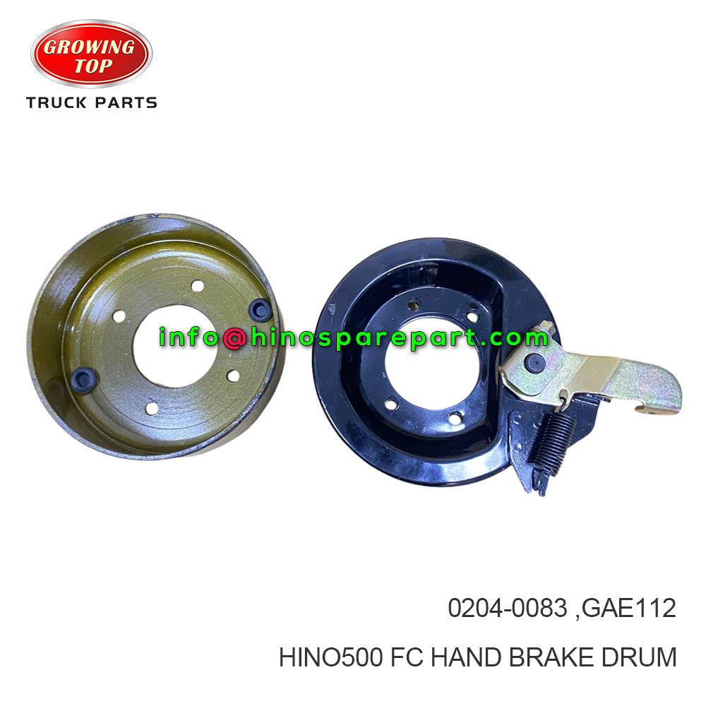 HINO500 FC HAND BRAKE DRUM 0204-0083,GAE112