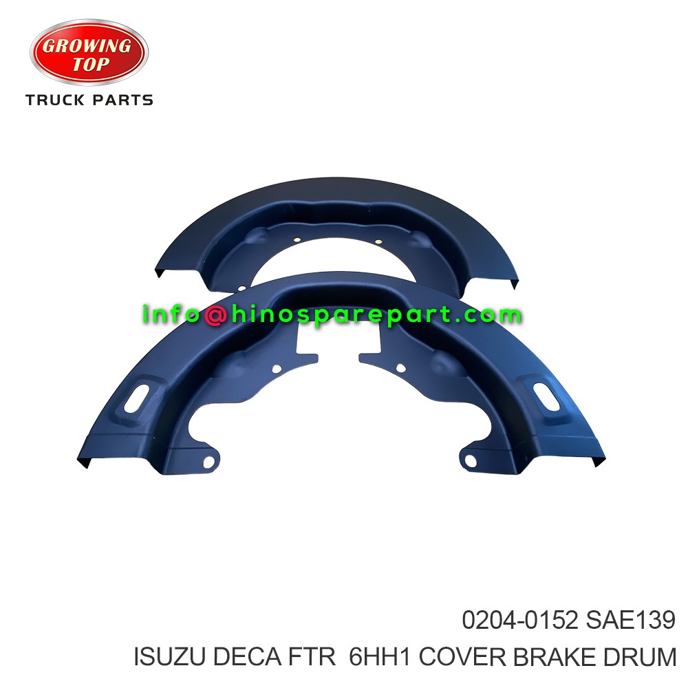  ISUZU DECA FTR  6HH1 COVER BRAKE DRUM 0204-0152