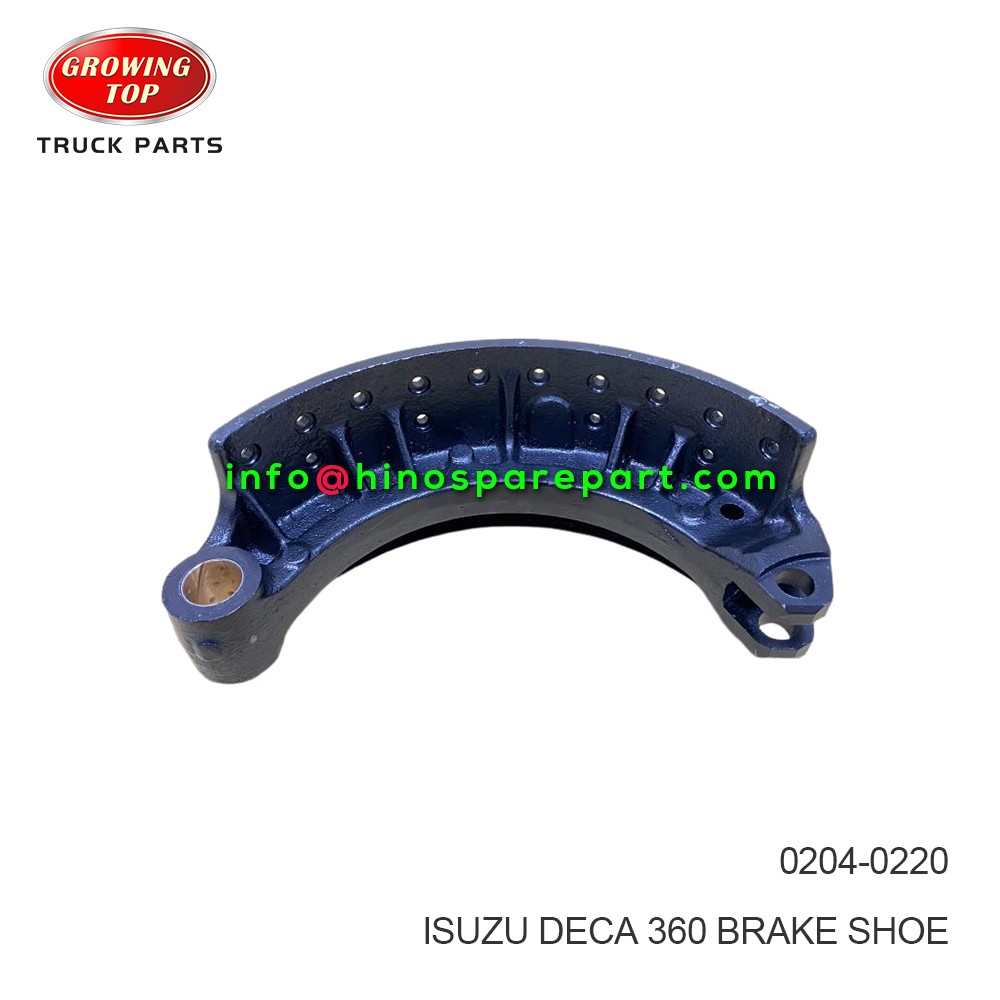 ISUZU DECA 360 BRAKE SHOE 0204-0220