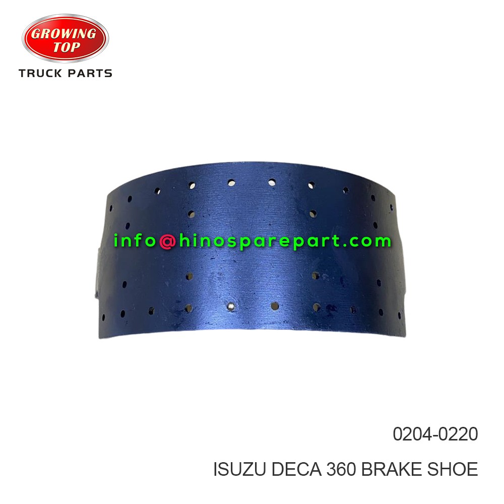 ISUZU DECA 360 BRAKE SHOE 0204-0220