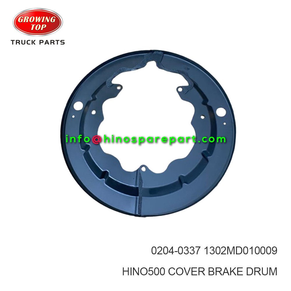 HINO500 COVER BRAKE DRUM 0204-0337  