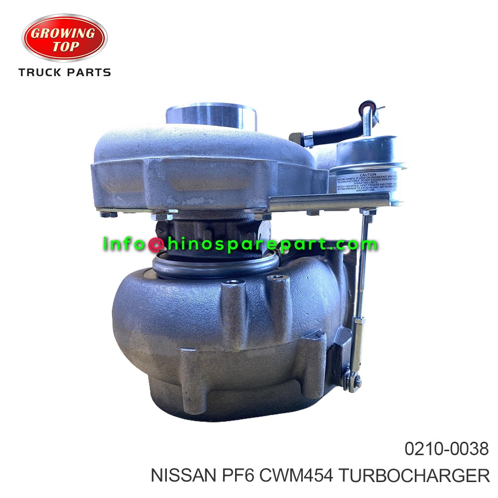 NISSAN  PF6 CWM454 TURBOCHARGER 0210-0038