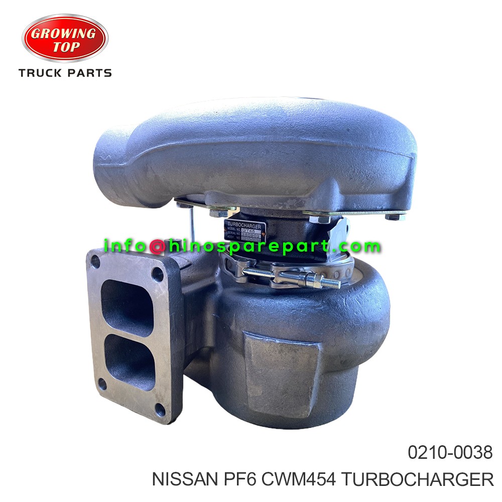 NISSAN  PF6 CWM454 TURBOCHARGER 0210-0038