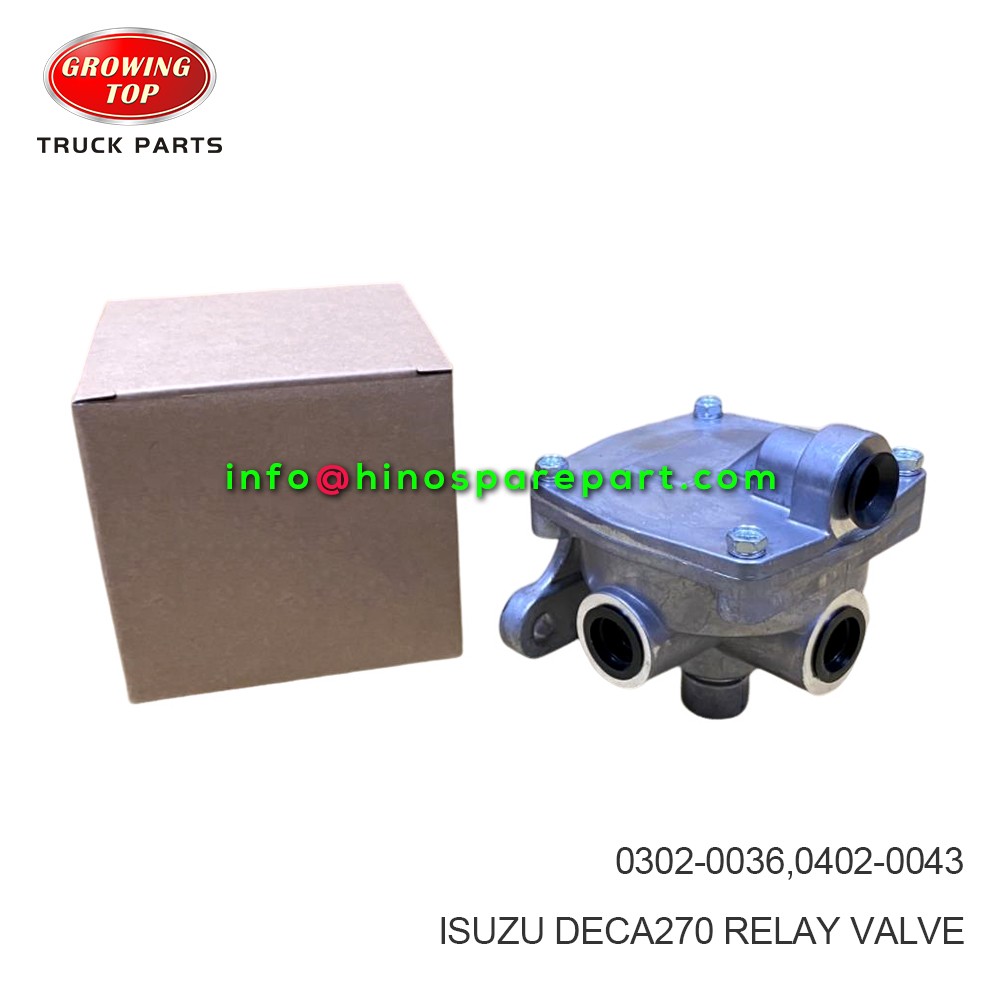 ISUZU DECA270 RELAY VALVE 0302-0036