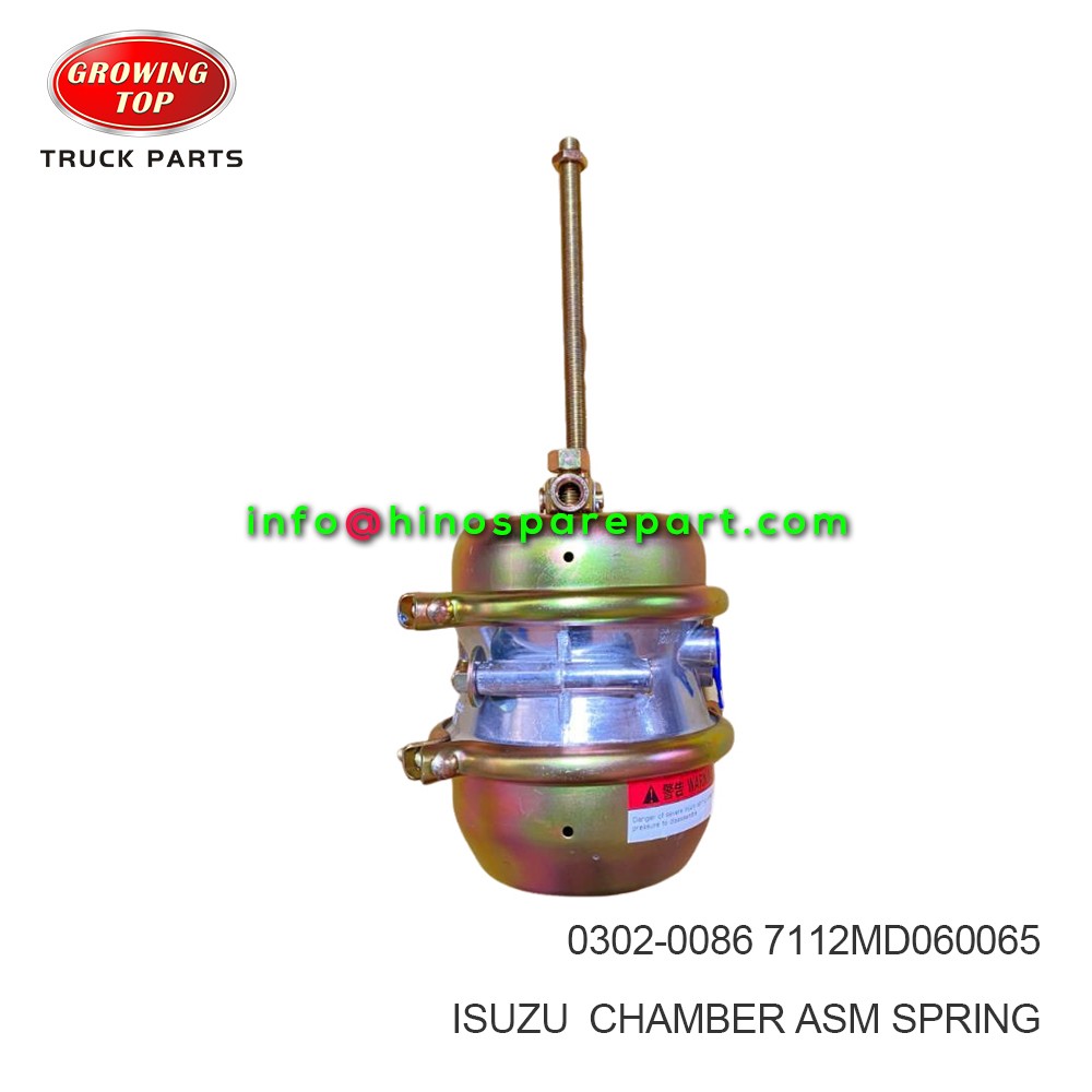 ISUZU  CHAMBER ASM;SPRING 0302-0086