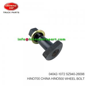 HINO700 CHINA HINO500 WHEEL BOLT 04042-1072 HINO700 CHINA HINO500 WHEEL BOLT 04042-1072