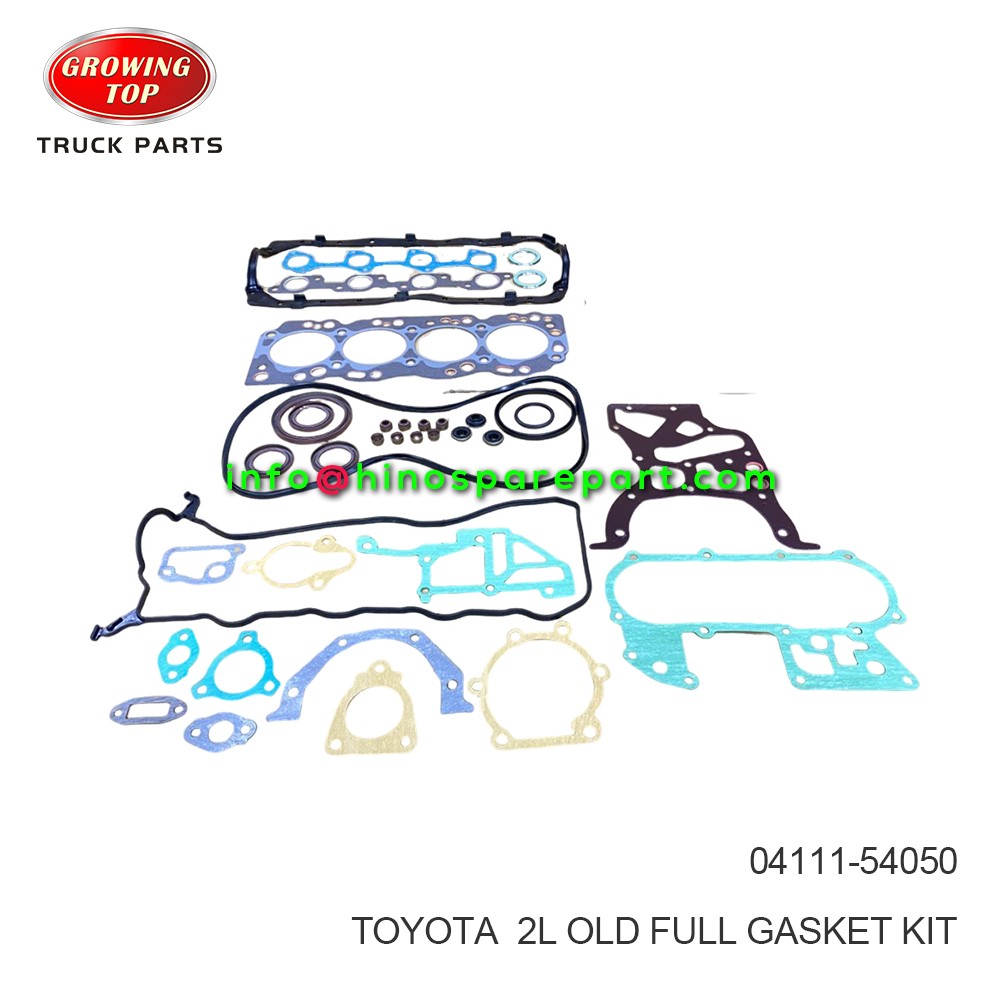 TOYOTA 2L OLD FULL GASKET KIT 04111-54050