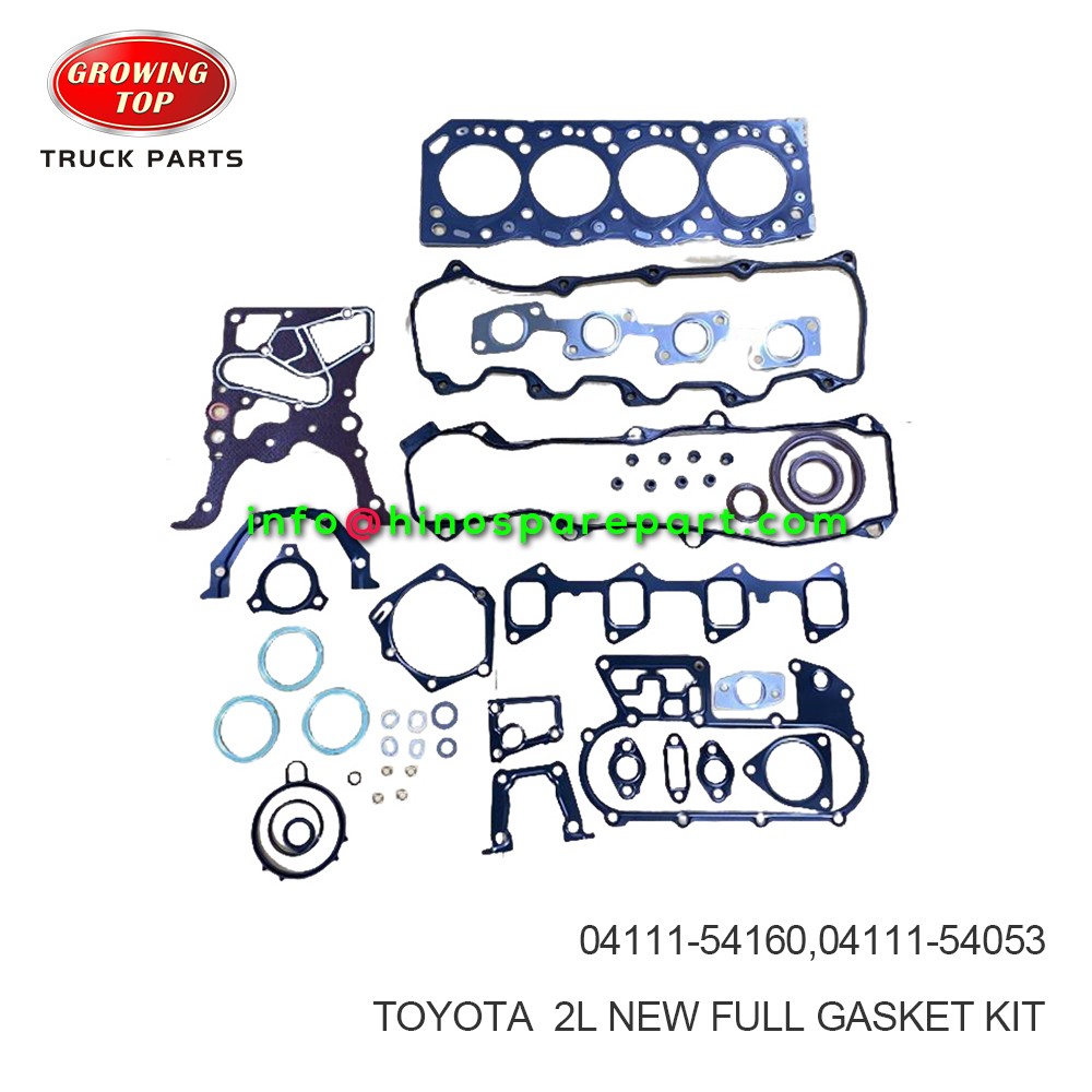 TOYOTA 2L NEW FULL GASKET KIT 04111-54160