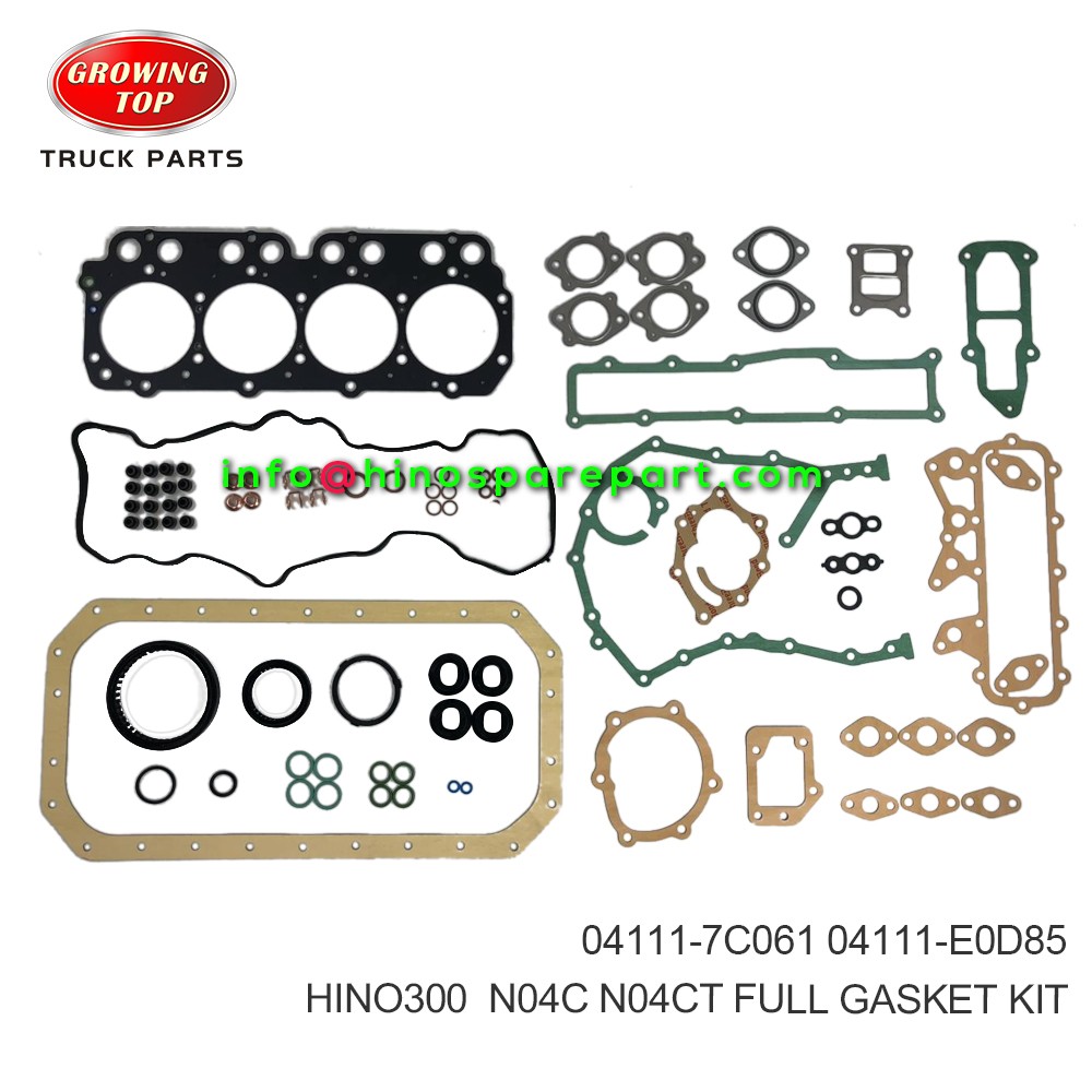 HINO300 N04C N04CT FULL GASKET KIT 04111-7C061