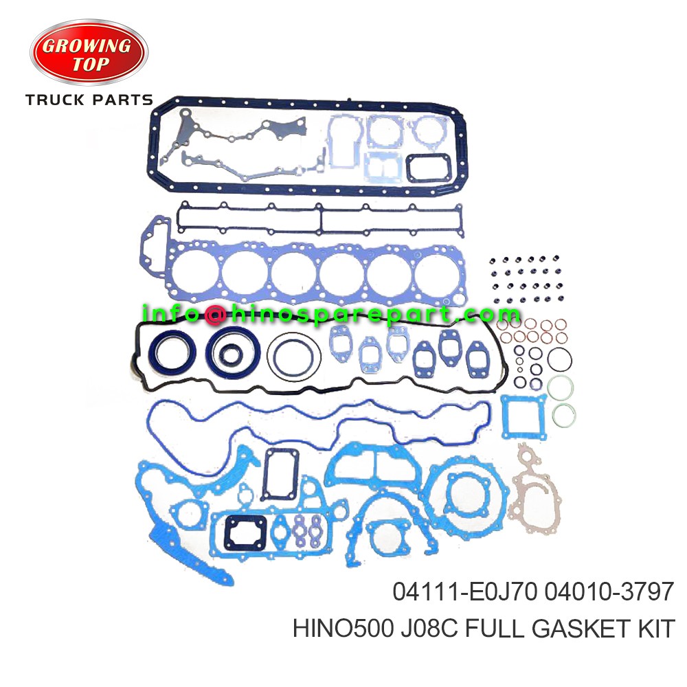 HINO500 J08C FULL GASKET KIT 04111-E0J70