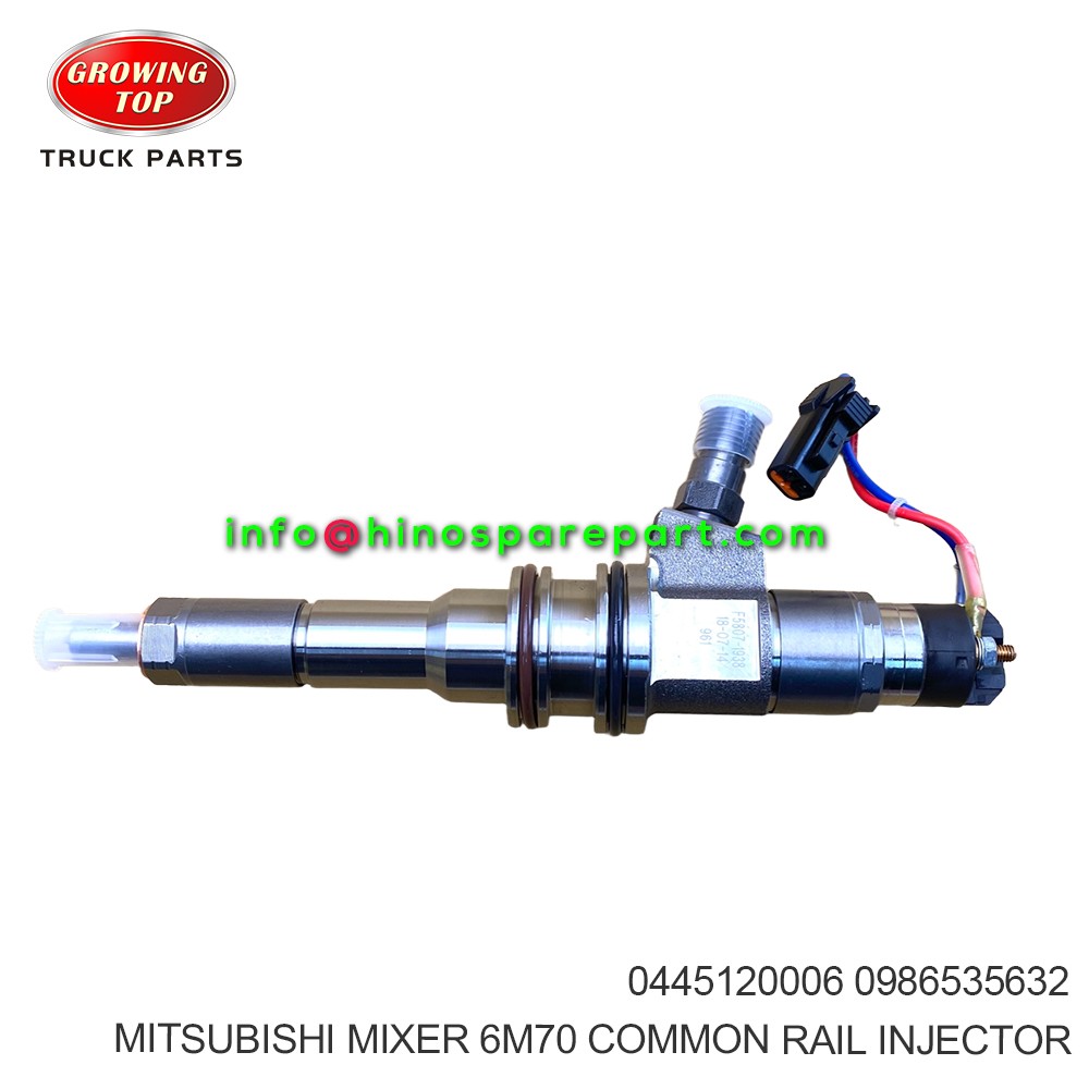 MITSUBISHI FUSO MIXER 6M70 COMMON RAIL INJECTOR 0445120006
