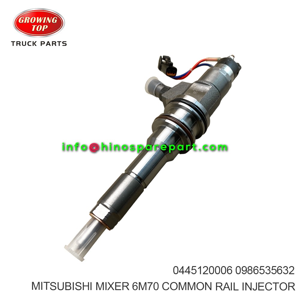 MITSUBISHI FUSO MIXER 6M70 COMMON RAIL INJECTOR 0445120006