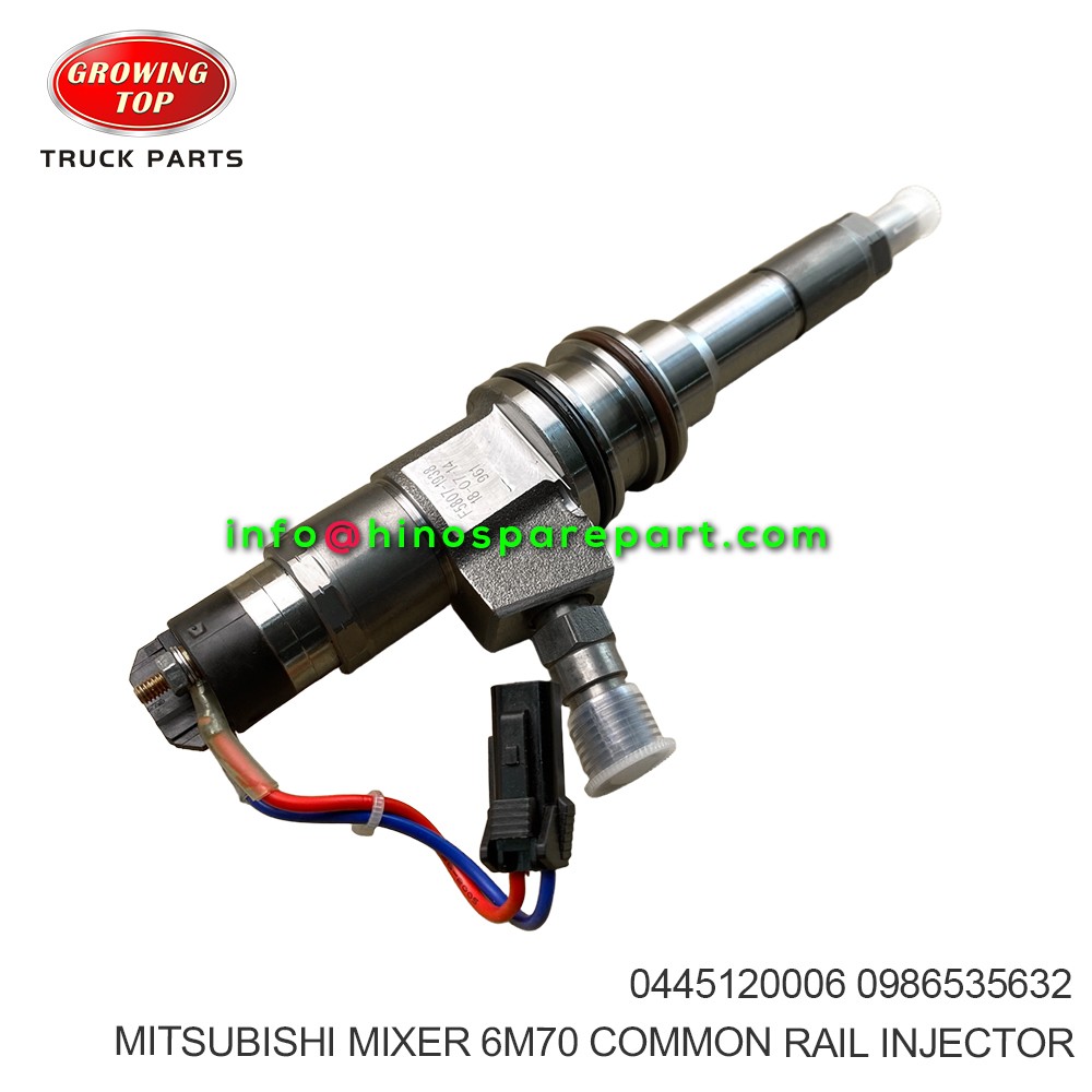 MITSUBISHI FUSO MIXER 6M70 COMMON RAIL INJECTOR 0445120006