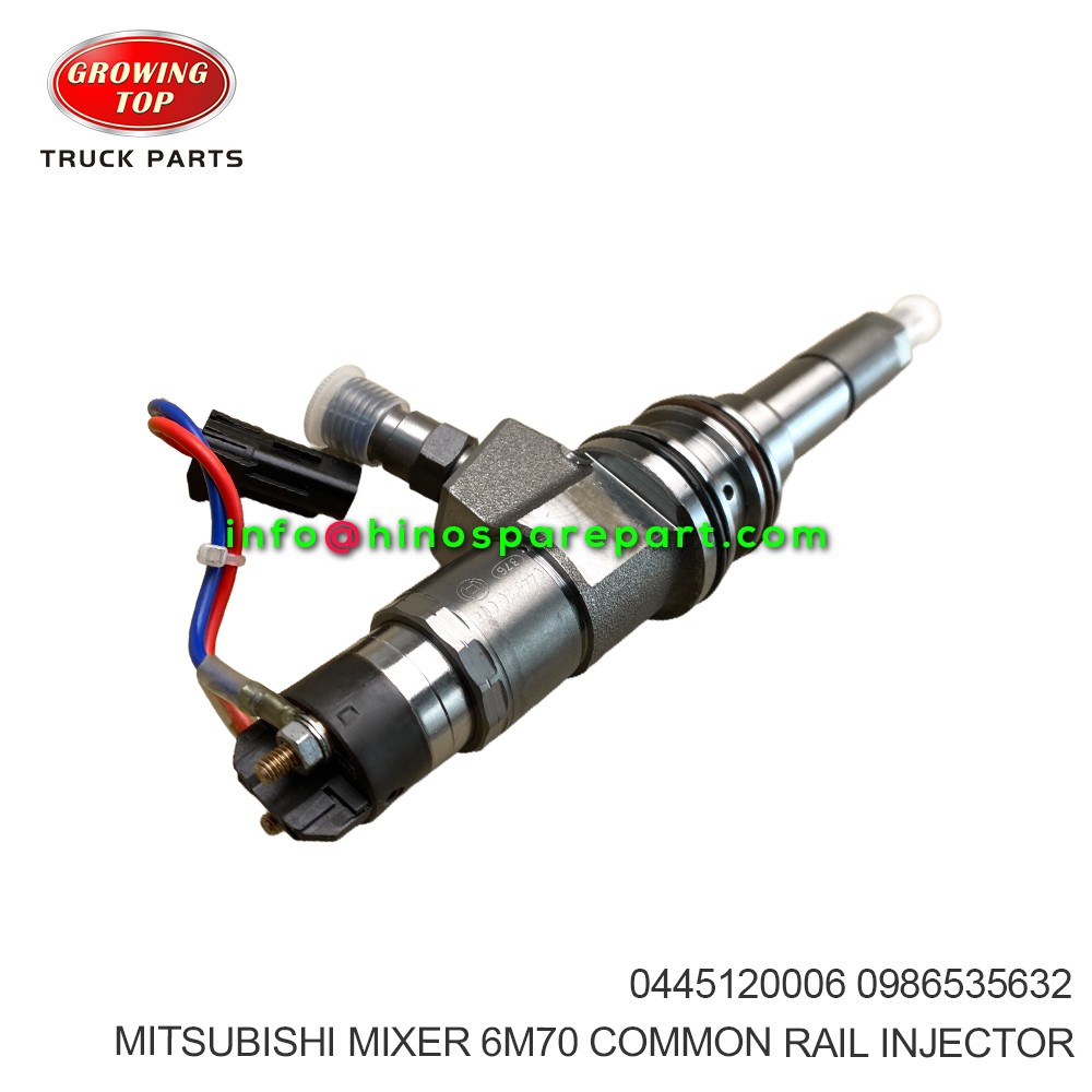 MITSUBISHI FUSO MIXER 6M70 COMMON RAIL INJECTOR 0445120006