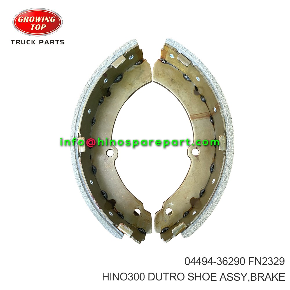HINO300 DUTRO SHOE ASSY BRAKE 04494-36290 