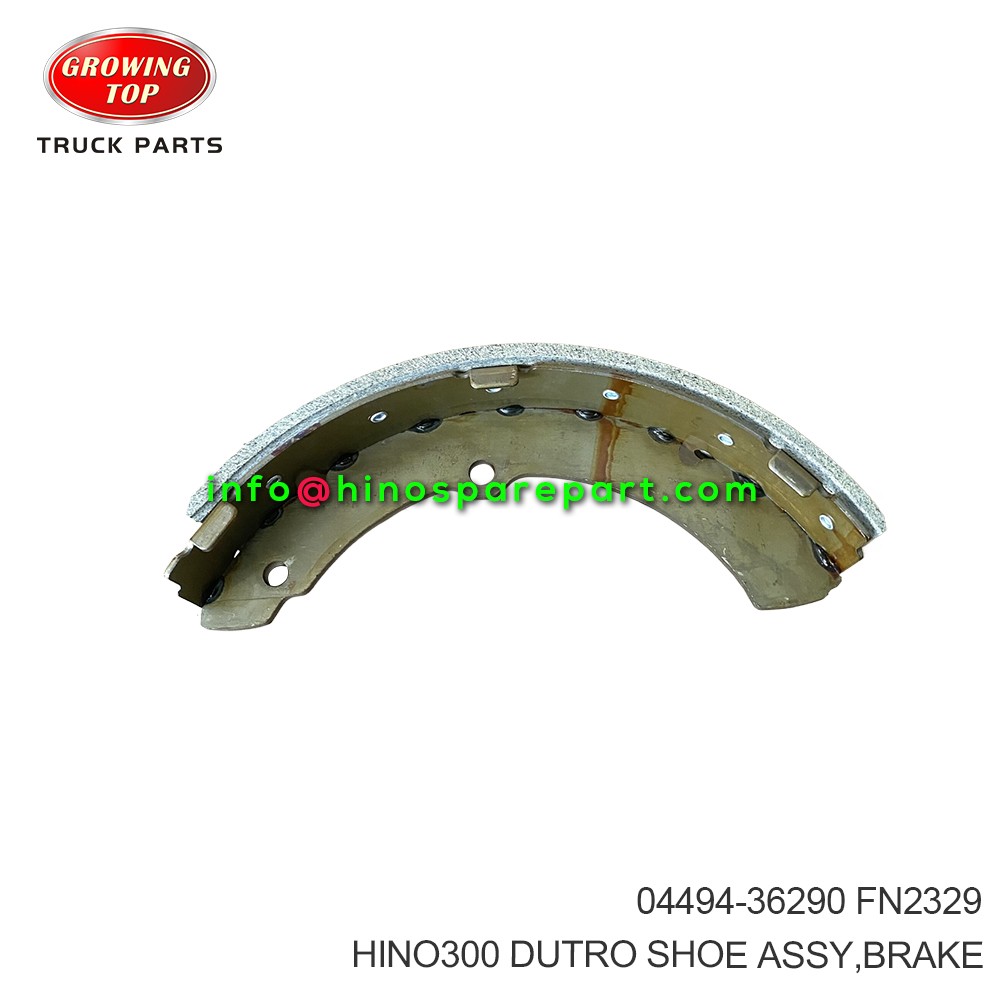 HINO300 DUTRO SHOE ASSY BRAKE 04494-36290 