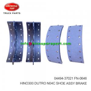 HINO300 DUTRO N04C SHOE ASSY BRAKE 04494-37021