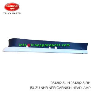 ISUZU NHR NPR GARNISH HEADLAMP 054302-5-LH