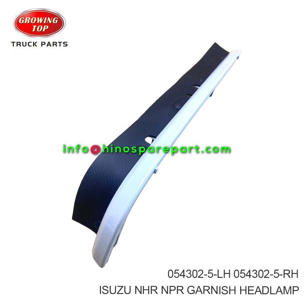 ISUZU NHR NPR GARNISH HEADLAMP 054302-5-LH