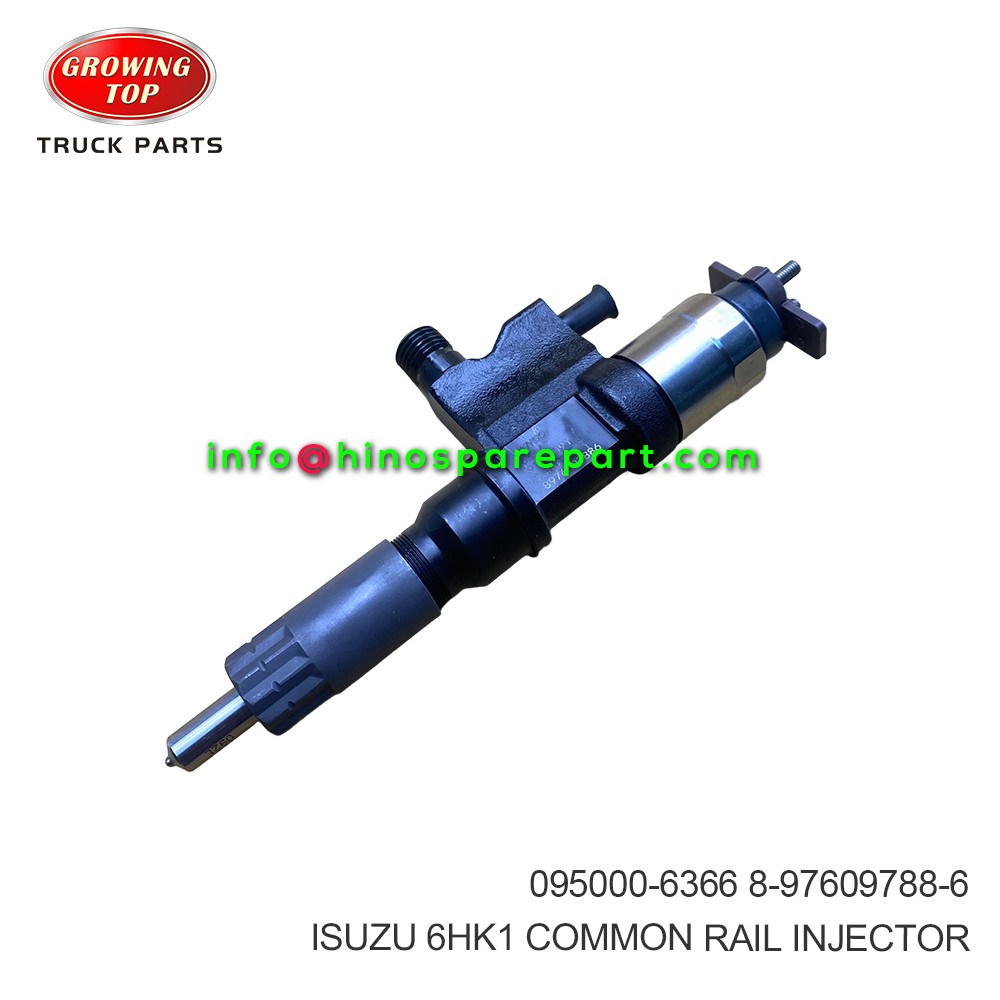 ISUZU 6HK1 COMMON RAIL INJECTOR 095000-6366