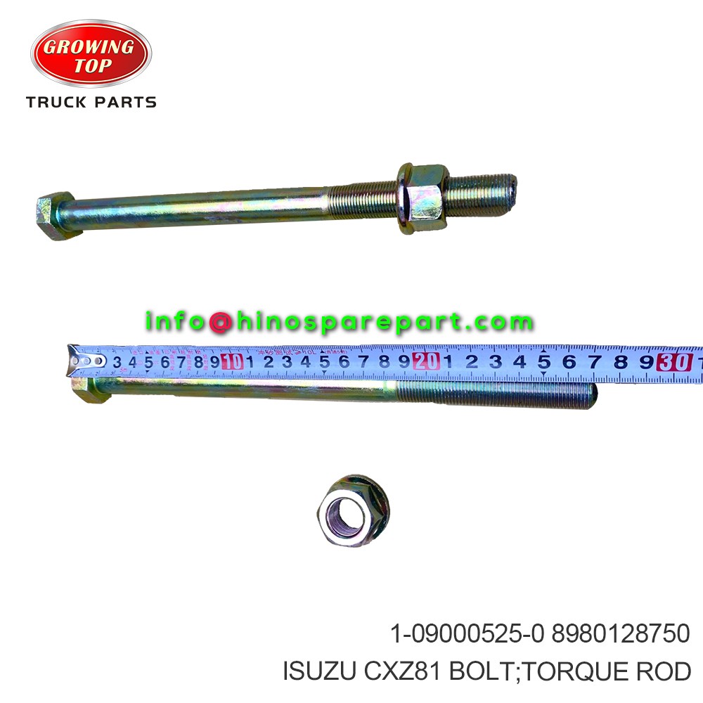 ISUZU CXZ81 BOLT TORQUE ROD 1-09000525-0