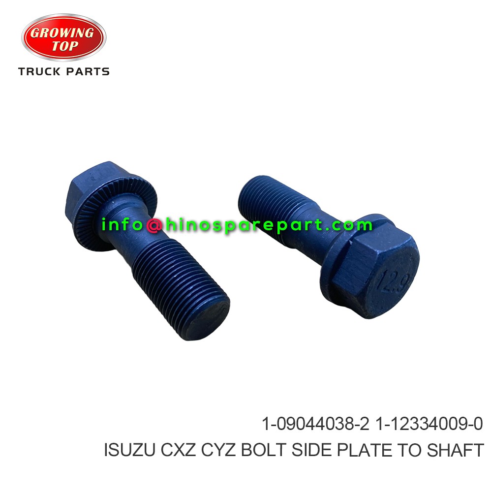 ISUZU CXZ CYZ BOLT SIDE PLATE TO SHAFT 1-09044038-2