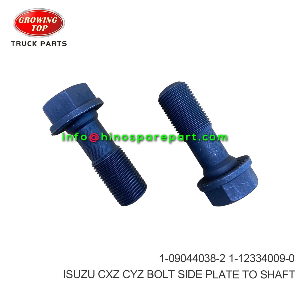 ISUZU CXZ CYZ BOLT SIDE PLATE TO SHAFT 1-09044038-2