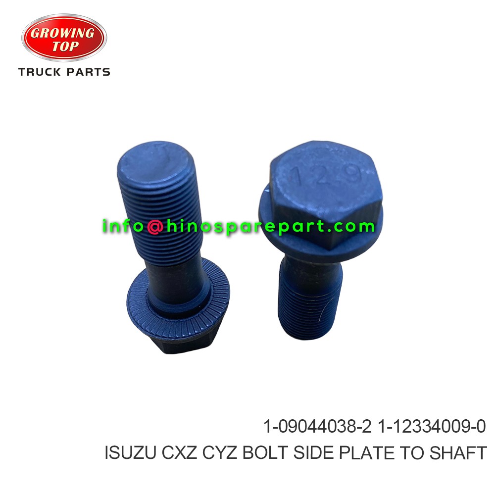 ISUZU CXZ CYZ BOLT SIDE PLATE TO SHAFT 1-09044038-2
