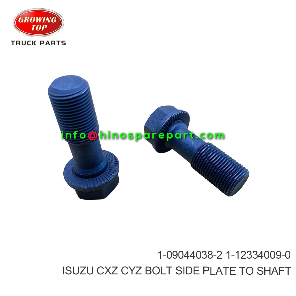 ISUZU CXZ CYZ BOLT SIDE PLATE TO SHAFT 1-09044038-2