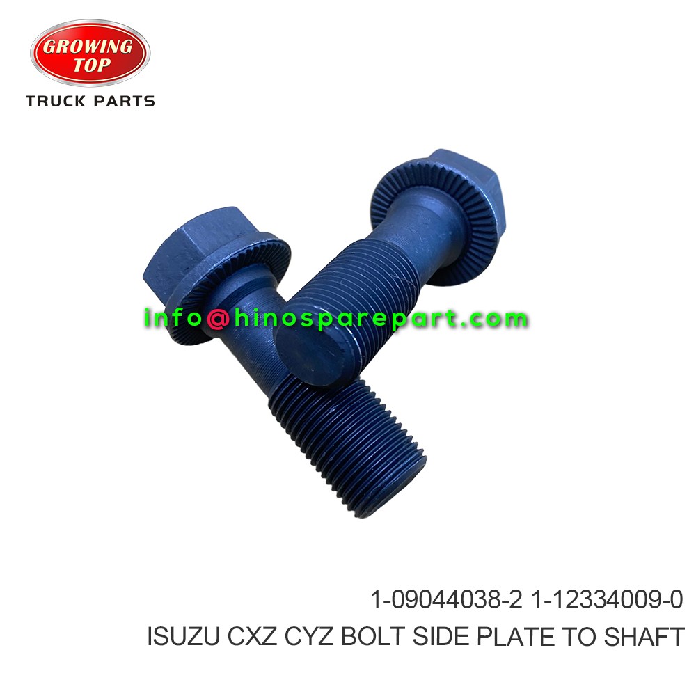 ISUZU CXZ CYZ BOLT SIDE PLATE TO SHAFT 1-09044038-2