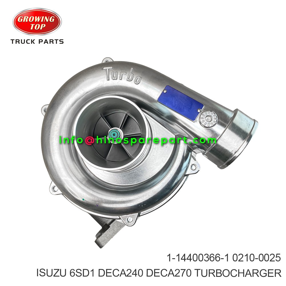 ISUZU 6SD1 DECA240 TURBOCHARGER 1-14400366-1
