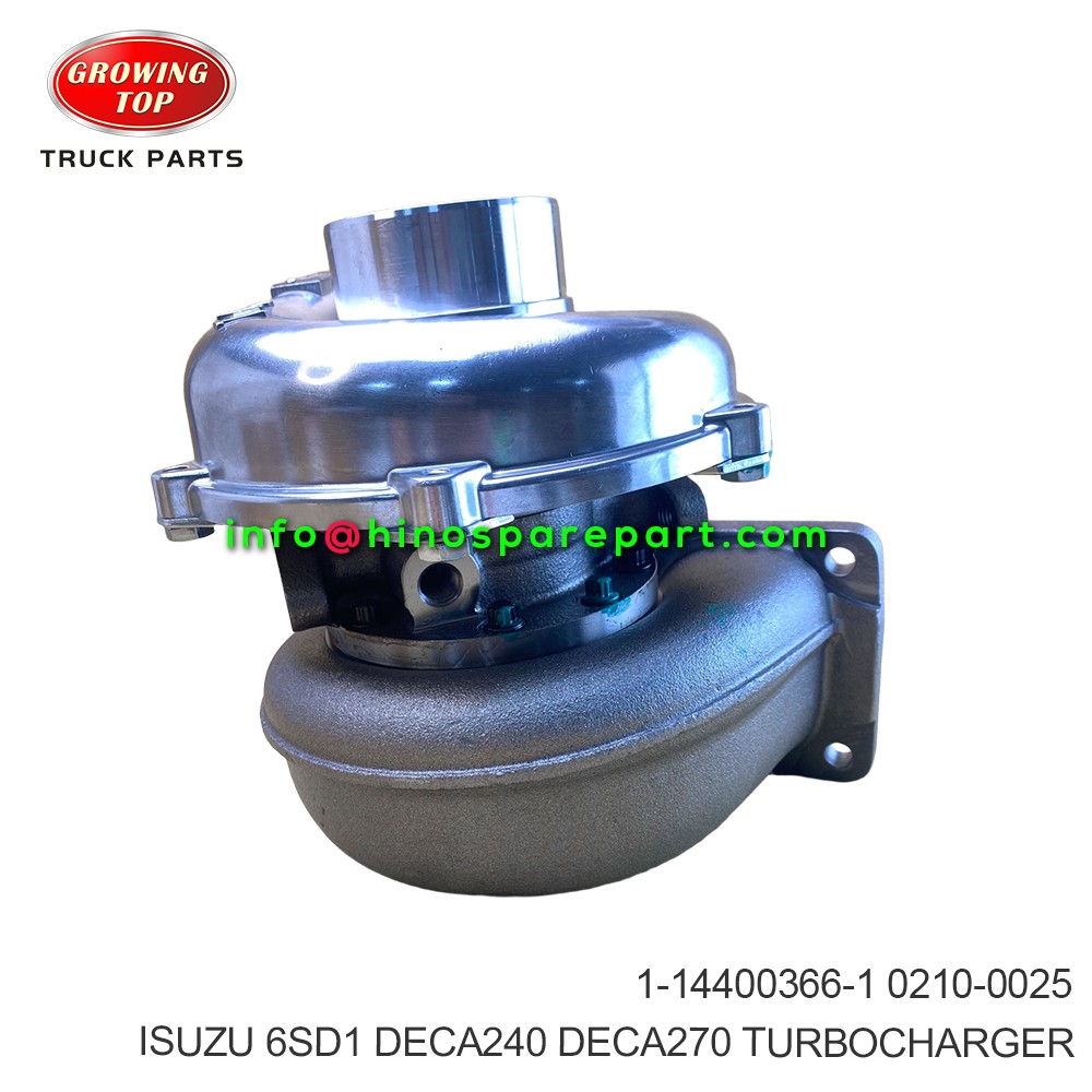 ISUZU 6SD1 DECA240 TURBOCHARGER 1-14400366-1
