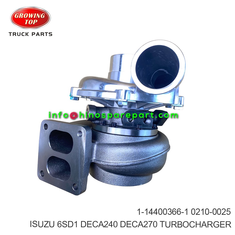 ISUZU 6SD1 DECA240 TURBOCHARGER 1-14400366-1