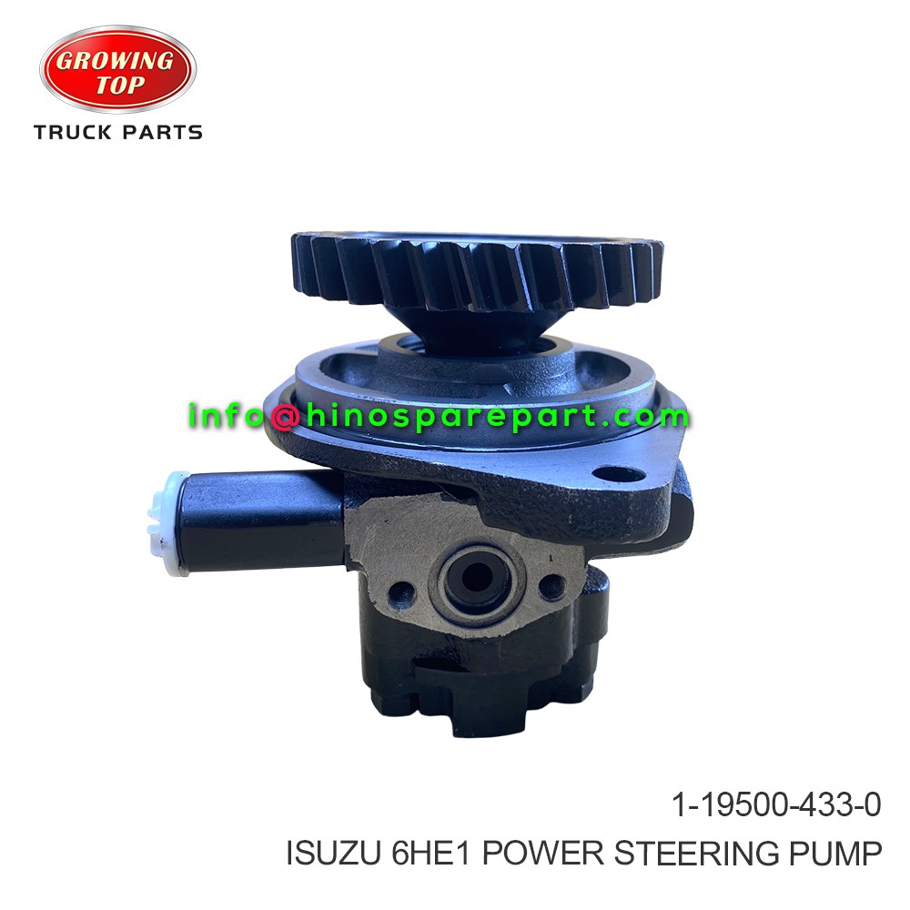 ISUZU 6HE1 POWER STEERING PUMP 1-19500-433-0
