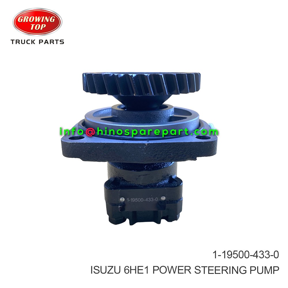 ISUZU 6HE1 POWER STEERING PUMP 1-19500-433-0