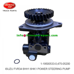 ISUZU FVR34 6HH1 6HK1 POWER STEERING PUMP 1-19500533-0