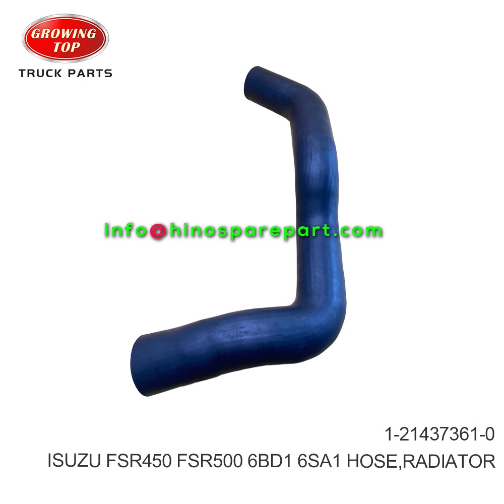 ISUZU FSR450 FSR500 6BD1 6SA1 HOSE RADIATOR 1-21437361-0
