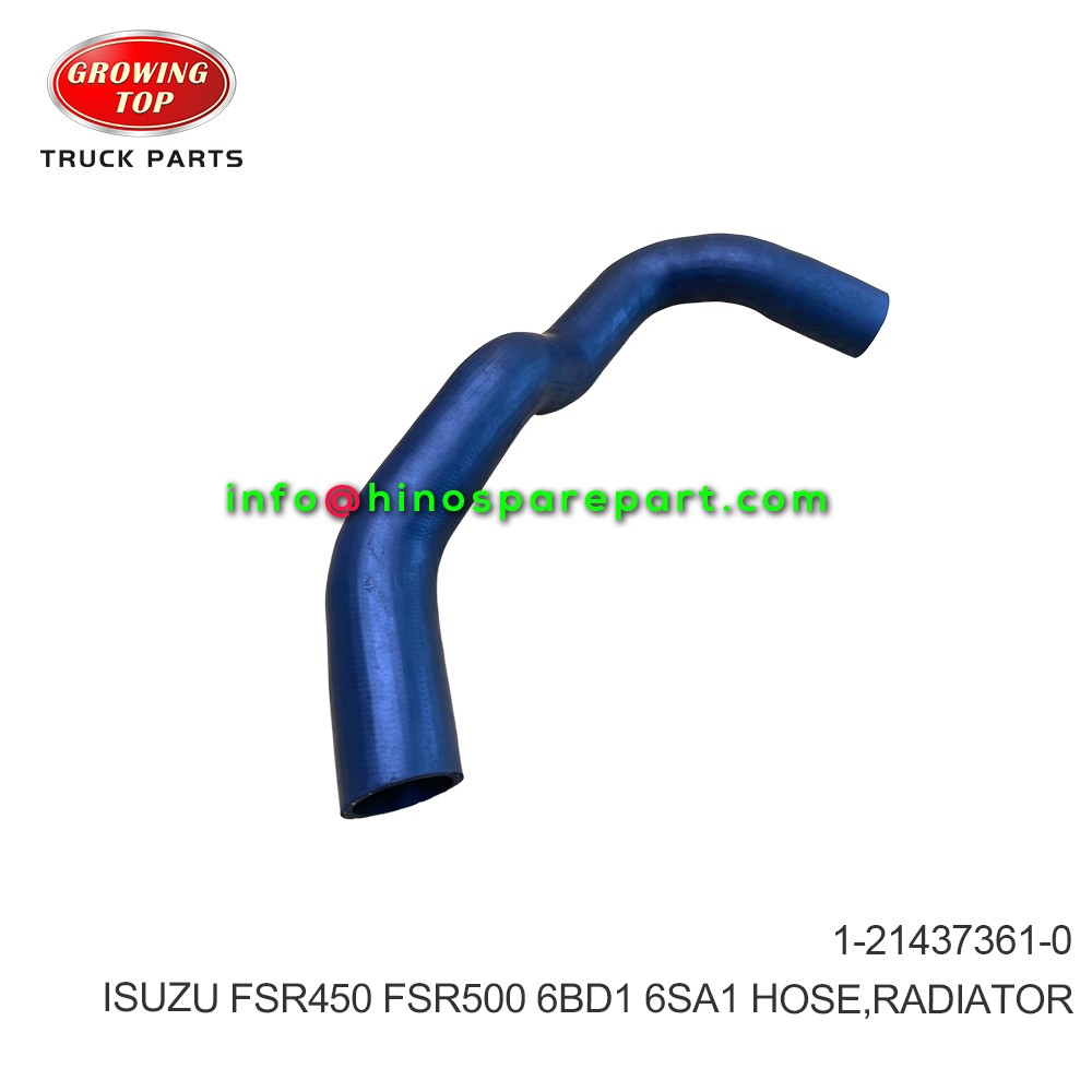 ISUZU FSR450 FSR500 6BD1 6SA1 HOSE RADIATOR 1-21437361-0