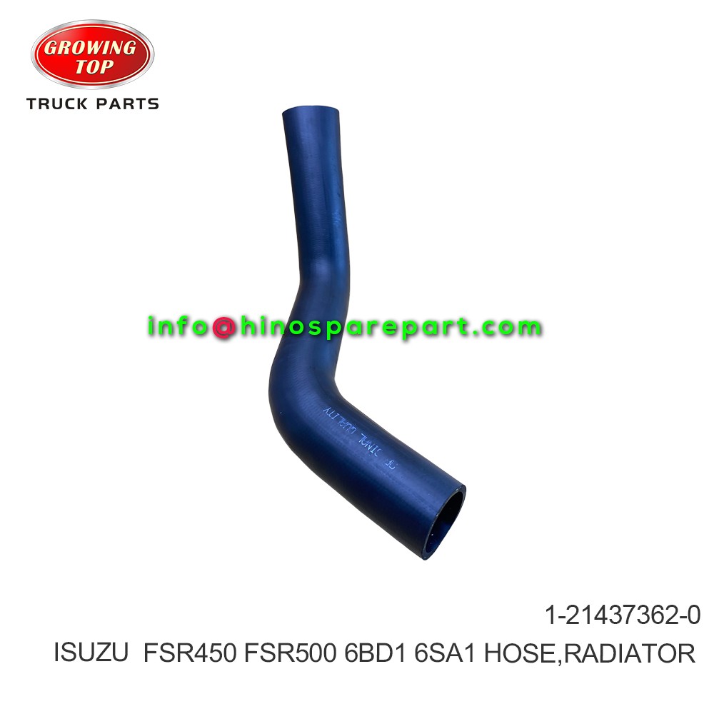 ISUZU FSR450 FSR500 6BD1 6SA1 HOSE RADIATOR 1-21437362-0