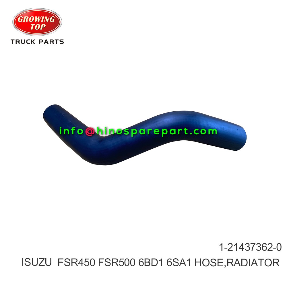 ISUZU FSR450 FSR500 6BD1 6SA1 HOSE RADIATOR 1-21437362-0