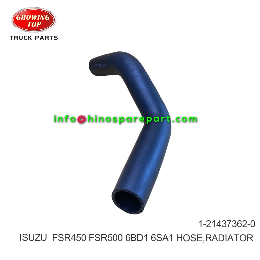 ISUZU FSR450 FSR500 6BD1 6SA1 HOSE RADIATOR 1-21437362-0